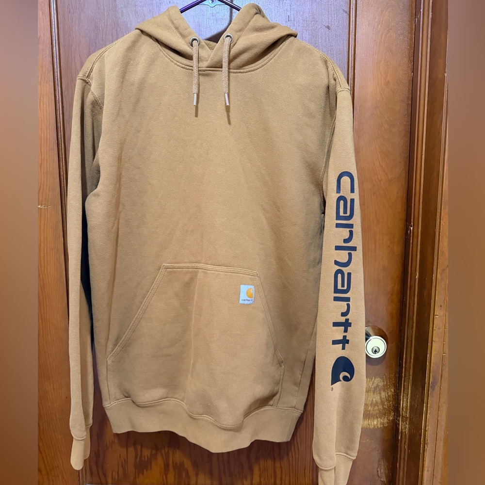 Carhartt Loose Fit Sherpa Hoodie in Carhartt tan